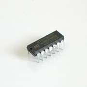 "QUAD CLOCKED ""D"" LATCH"