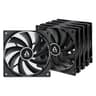 PACK 5FAN 120MM F12 PWM BK