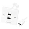 ADAPTADOR HDMI 2PORTAS PAREDE