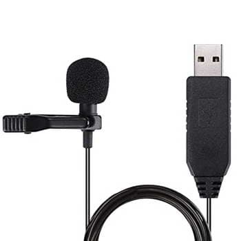 MICROFONE LAPELA FICHA USB A