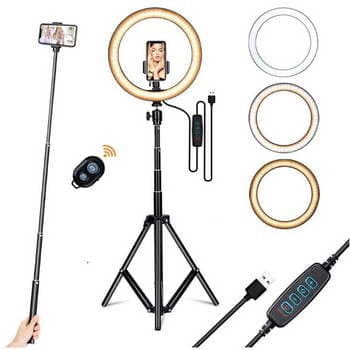RING LIGHT 26CM + TRIPE + BT