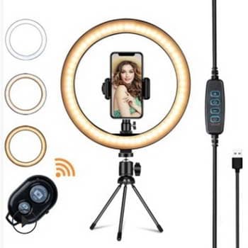 MINI RING LIGHT 26CM+TRIPE+BT