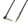 CABO AUDIO 3.5MM M/M 90º AZUL