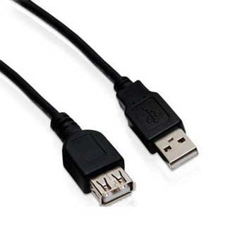 USB2.0 TIPO A>TIPO A M/F 0.5M