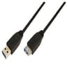 USB3.0 TIPO A > TIPO A M/F 1M