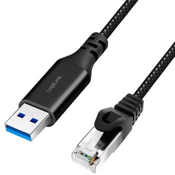 USB3.0 A/M RJ45 1 GBPS 7.5 MET