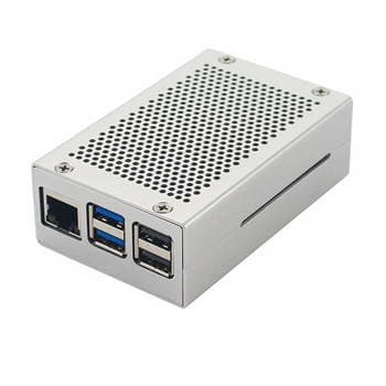 CAIXA RASPBERRY PI4 METAL FAN