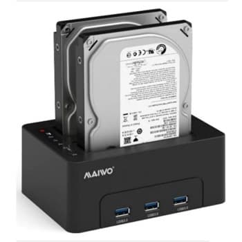 DOCK STATION 2X2.5/3.5- USB3.1