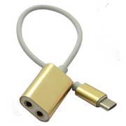 ADP.USB 3.1C > 2 X JACK 3.5M F