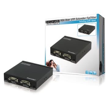 EXTENSOR VGA VIA UTP ATE 300M