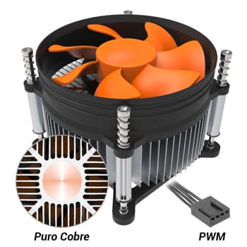 COOLER CPU HEATSINK PWM COBRE