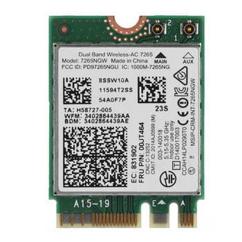 PL M.2 WIR INTEL AC7265 AC1200