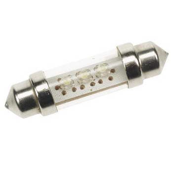 LAMPADA C/3 LEDS AZUIS AUTO 12