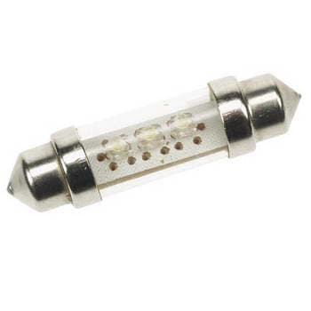 LAMPADA C/3 LEDS BRANCOS AUTO