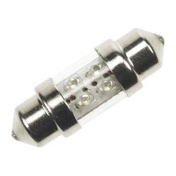 LAMP. C/4 LEDS BRANCO 12V AUTO