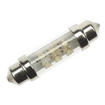 LAMPADA C/6 LEDS AZUIS AUTO 12