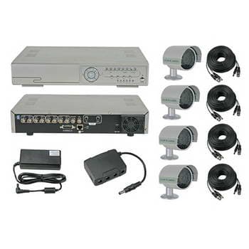 KIT CCTV DVR + 4 CAMARAS COR