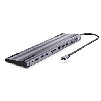 ADAPTADOR USB-C 12 EM 1 USB 3