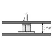 SUPORTE PARA PCB H=5MM