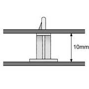 SUPORTE PARA PCB H=10MM