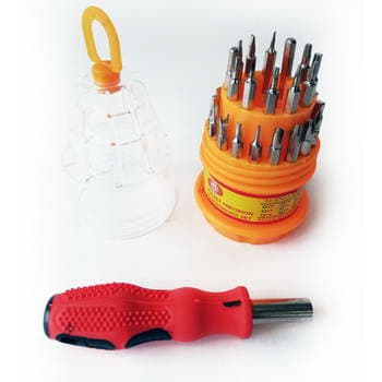 KIT CHAVE 31 PONTAS MULTIF.