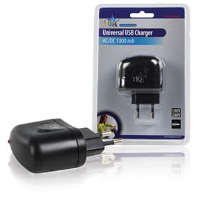 CARREGADOR C/ 1 PORTA USB BK