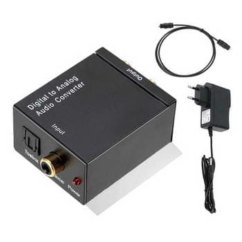 CONVERSOR DAC C/ CABO TOSLINK