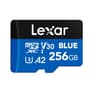 MICRO SDXC 256GB BLUE PL LEXAR