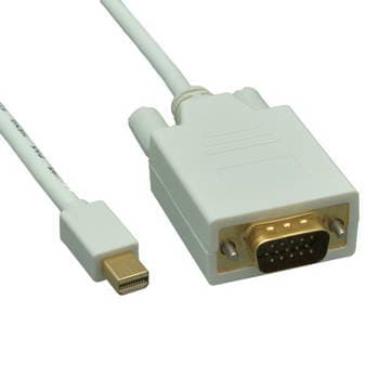 CABO MINI DP>VGA M,1.8M,BRANCO