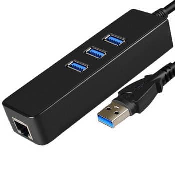 CONV.USB 3.0  RJ-45+3P USB 3.0