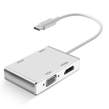 ADP USB-C PARA HDMI+VGA+DVI+PD