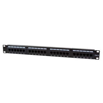 PATCH PANEL 19' 1U -24 PORTAS