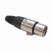 FIC.XLR 3PIN FEMEA NIKEL