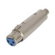 ADP. XLR 3P FEMEA P/ RCA FEMEA