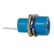 BORNE FIC. ALIM. MIN. 4MM-AZUL