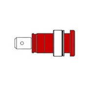 BORNE FEMEA ISOLADA 4MM VERMEL