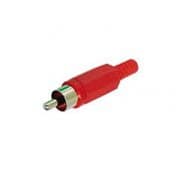 RCA MACHO C/ PROTECCAO-VERMELH