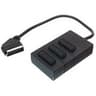 CABO 75 OHMS MACHO FEMEA PRETO
