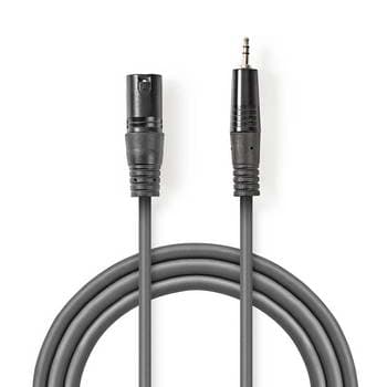 CABO XLR 3 PINOS /JACK 3.5 MC