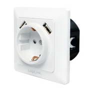 TOMADA EMBUTIR 2XUSB 2.1A PR