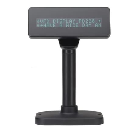 VISOR DE CLIENTE 2X20 200MM