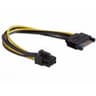 CABO SATA 15P> 6P PCI EXPRESS
