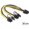 CABO ALI.PCIE 6P F > 2 X 8P M
