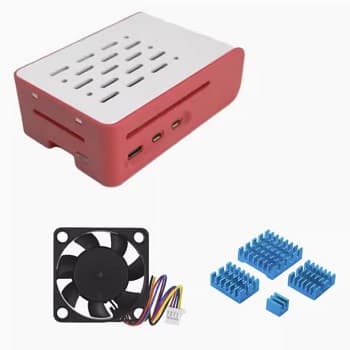 CAIXA RASP PI5 VERMELHA HS AL
