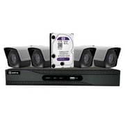 KIT CCTV 4 LENTE VARIFOCAL IR