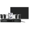 KIT CCTV 4 LENTE FIXA 4K ULTRA