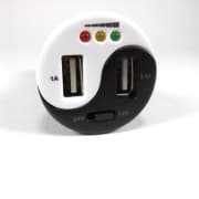 CARREG. ISQUEIRO 2 PORTAS USB