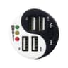CARREG. ISQUEIRO 4 PORTAS USB