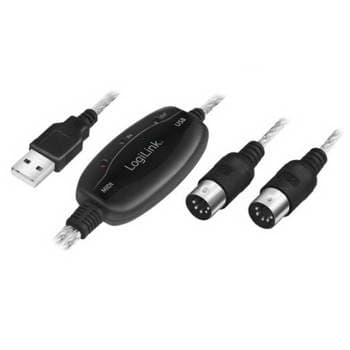 CABO USB A > 2XMIDI 5P DIN M/M
