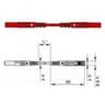 CABO TESTE MOLDADO 4MM 50CM VE
